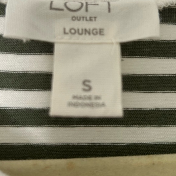 NWOT-Loft Striped Racerback Midi Dress - Picture 5 of 5